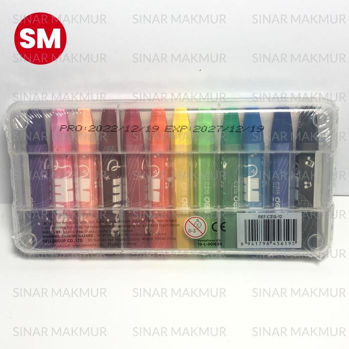 

Oil Pastel/Crayon/Krayon 12/24 Warna Deli X Agnez Mo Cc215 (Set)