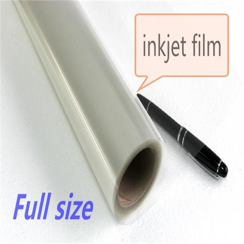 

12" 24" 36"42" 44" 50" x 30m Roll PET Transparent Inkjet Film Roll for Plate Making