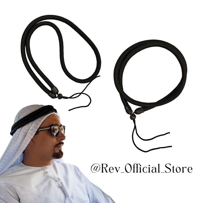 Igal Sorban Arab Pria Dewasa Ikat Kepala Sorban Arab Perlengkapan Haji & Umroh Headbands