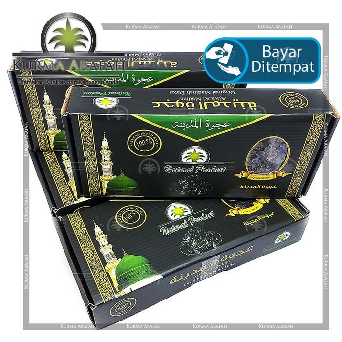 

New Kurma Ajwa 500gr / Kurma Nabi / Kurma Rosul / Kurma Madinah / Asli