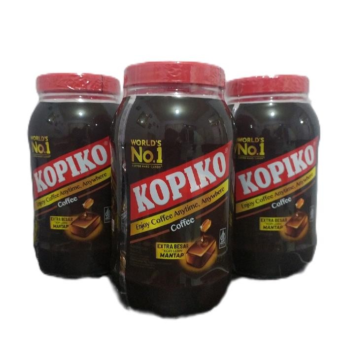 

New Kopiko Coffee Toples 612,5 gram - Permen Kopiko Isi 175 - 180 pcs Candy Food permen kopi