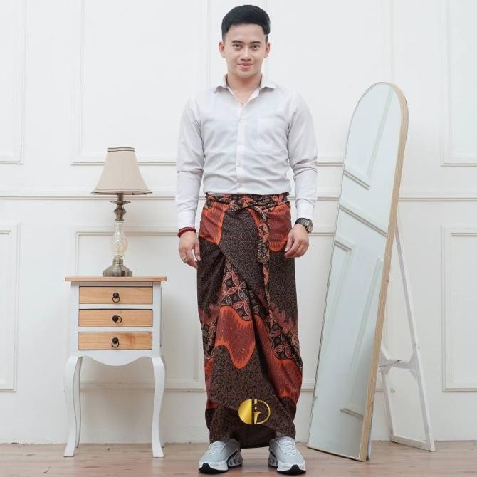 (Allthebest) GRANITO.ID - SARUNG SRIKANDI Kawung Batik pria wanita sarung rok lilit tenun asli sumba