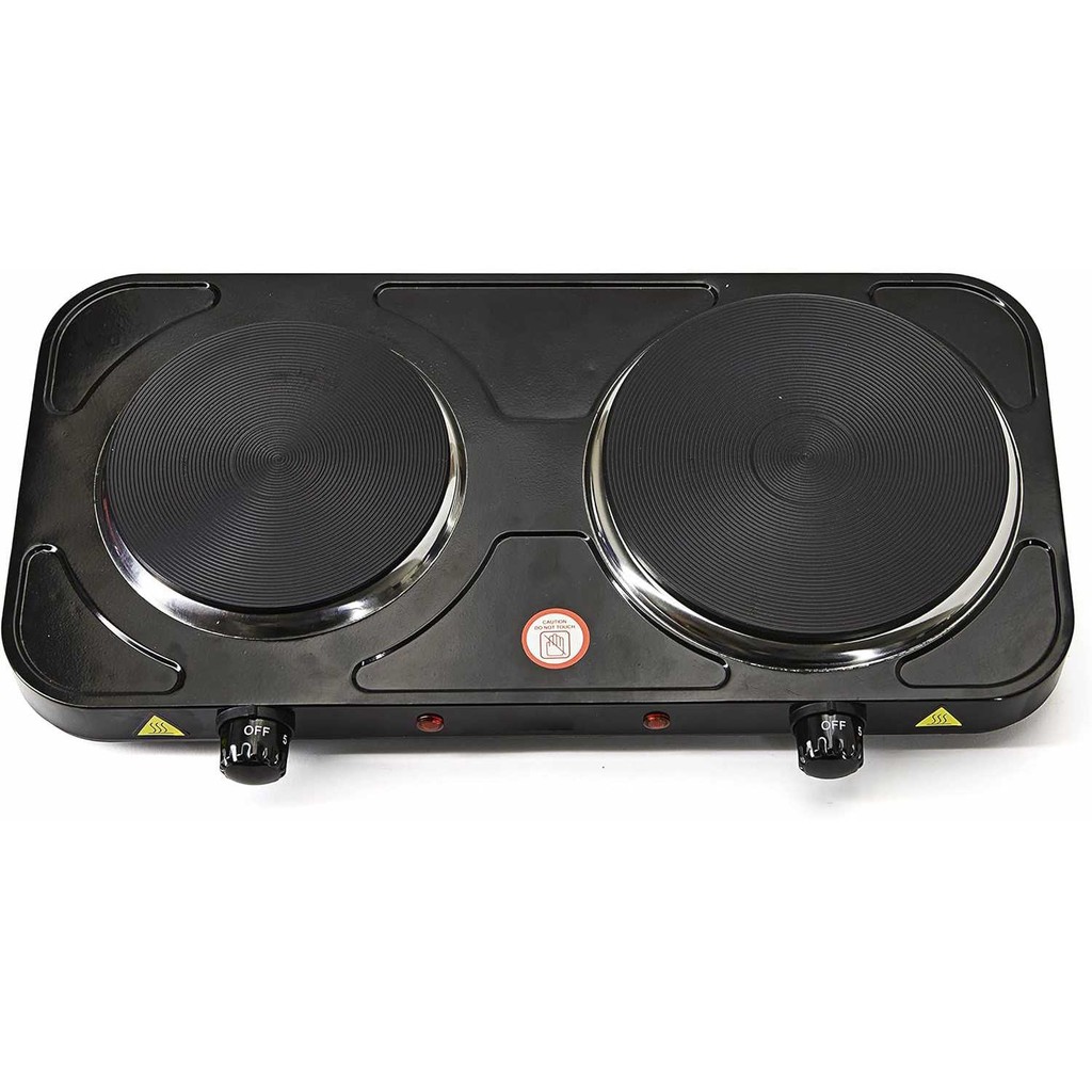 Ipan Kompor Listrik 2 Tungku Adjustable 5 Gear Hot Plate 2000W - Jx-2020A