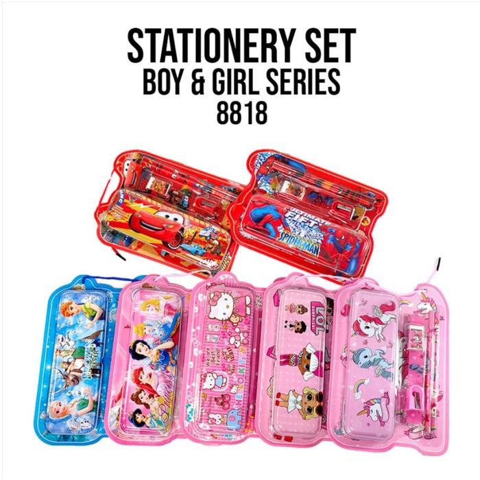 

TERLARIS alat tulis set anak / stationary set karakter / Alat Tulis Sekolah READY STOCK