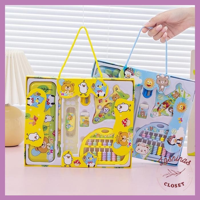 

TERLARIS Set Alat Tulis Perlengkapan Sekolah/ Pensil/ Sempoa/ Tempat Pensil READY STOCK