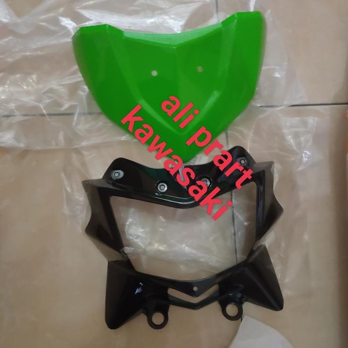 Batok Lampu Depan Atas Bawah Hijua Hitam Ksr 110 Ksr110