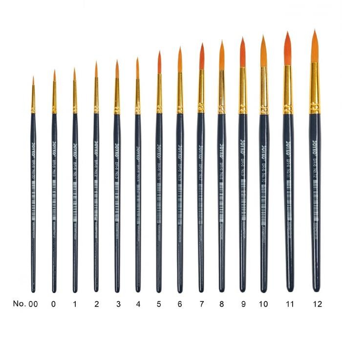 

(1 Pcs) Kuas Lukis Round Brush JOYKO BR-6 Serbaguna Segala Cat Air Minyak Poster Acrylic