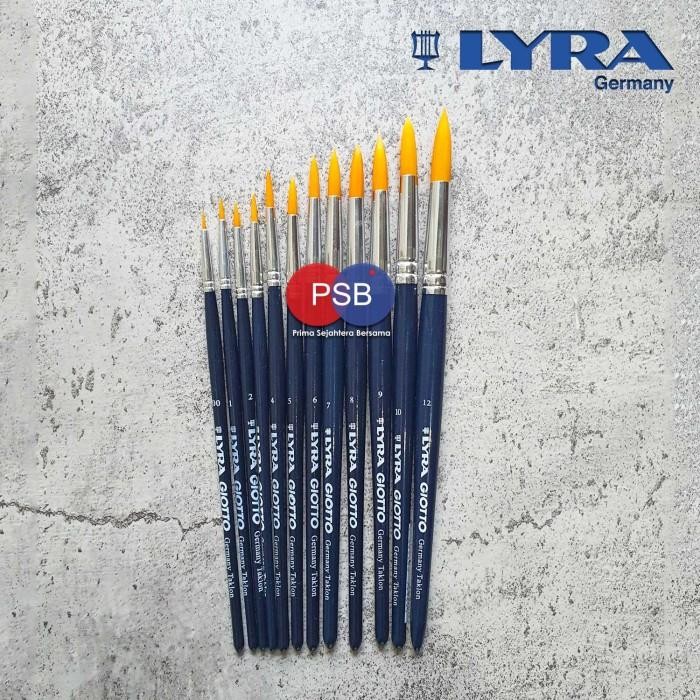 

Lyra Giotto Taklon Art Brush Round / Kuas Lukis Round