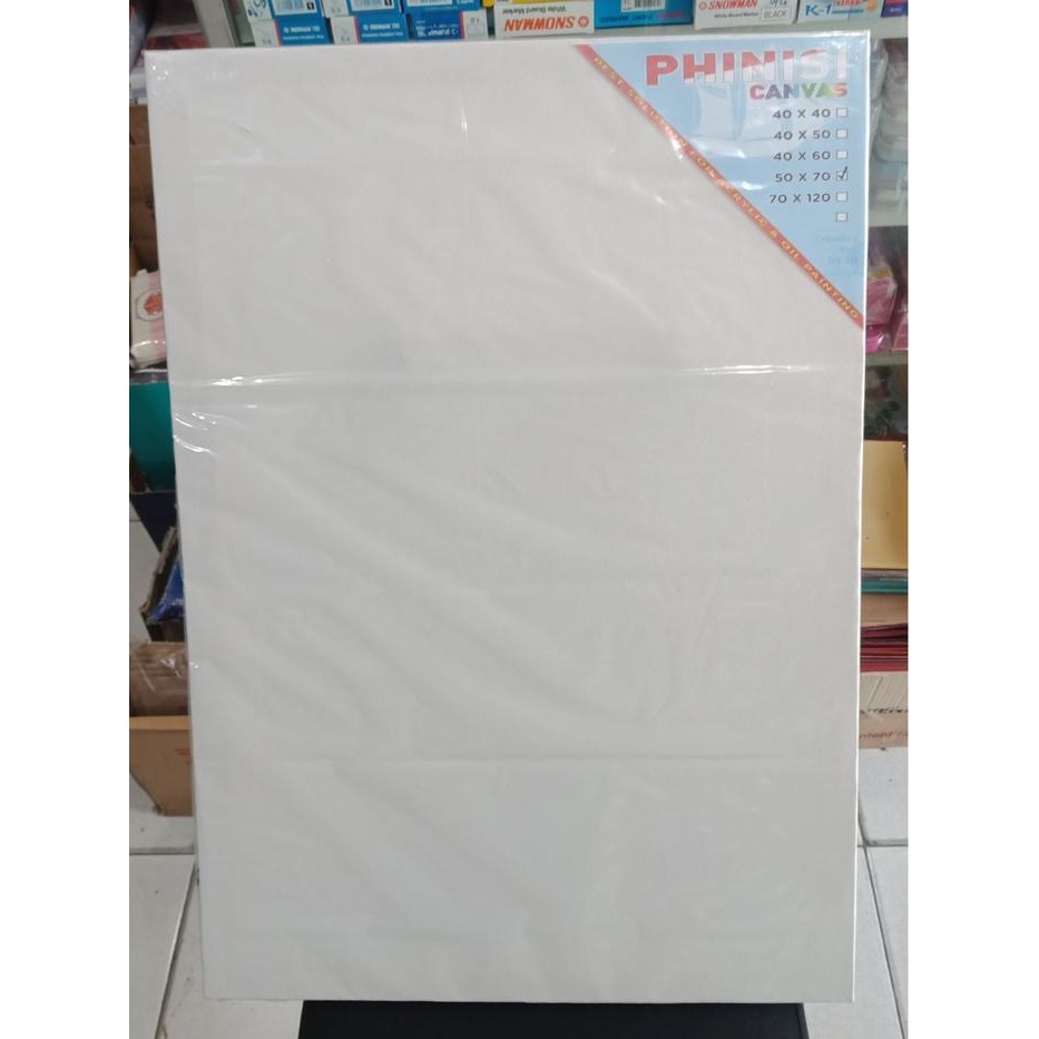 

Kanvas Lukis ukuran 50x70 phinisi Cat Stationery Acrylic