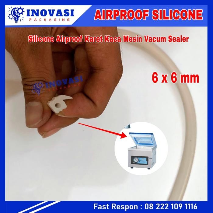 Air Proof Silicone Vacuum Sealer Karet Silicon Kaca Vacum Sealer 6x6 Kode 536