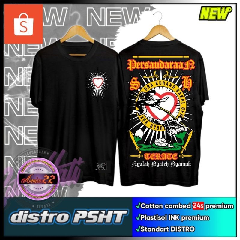 Ori KAOS PSHT 24s LAWASAN'ANT ERA RAJA TEGA DESAIN BARU PANJANG
