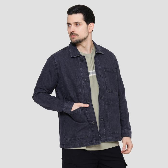 Nevada Jacket Denim Tripocket Pria 121758591