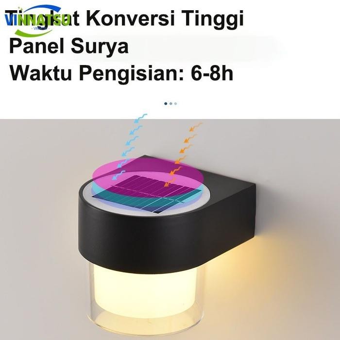 Vinnatsu Lampu Dinding Taman Piral nimalis Fiting Outdoor Waterof/Lampu Sorot Dinding Taman Led