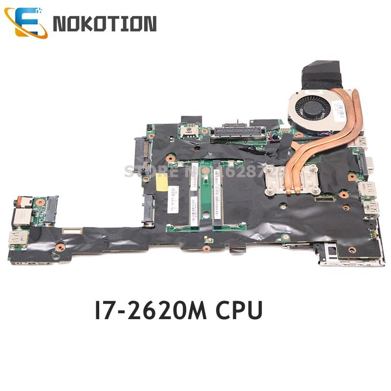 NOKOTION Laptop Motherboard for Lenovo Thinkpad Tablet X220 Tablet X220T I7-2620M CPU QM67 GMA