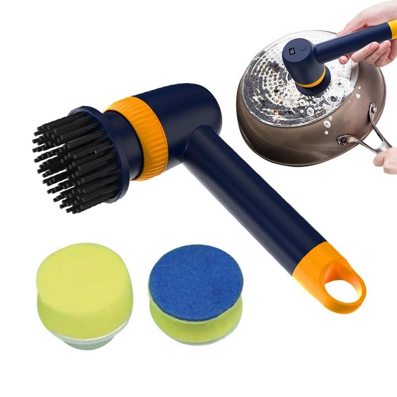 Handheld Spin Scrubber Cordless Dish Scrubber Dish Scrubber Shower Cleaner Brush Electric Scrubber D