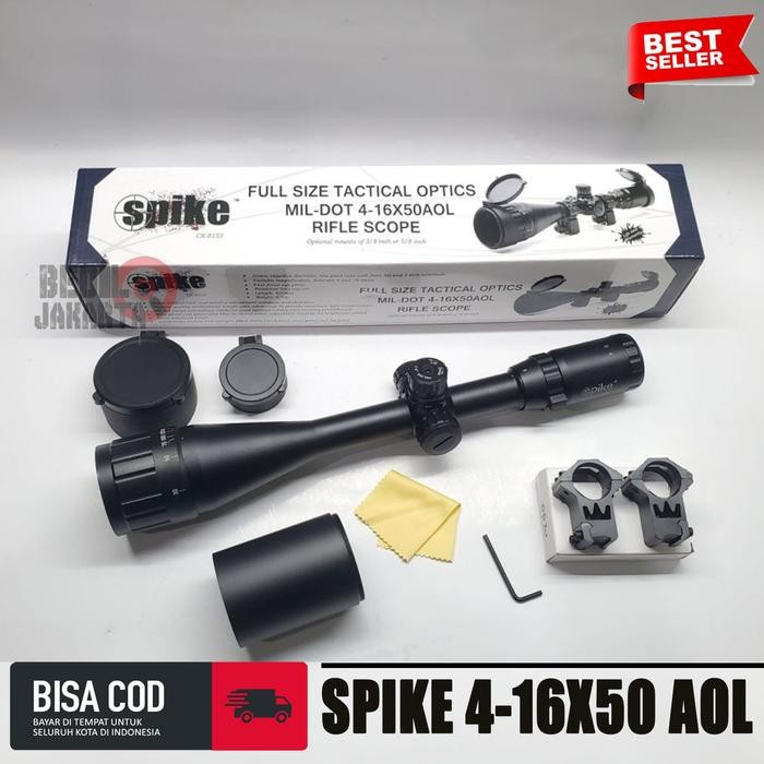 TELESKOP SPIKE 4-16X50 AOL TELESCOPE SPIKE 4-16X50 AOL TAHAN GETAR
