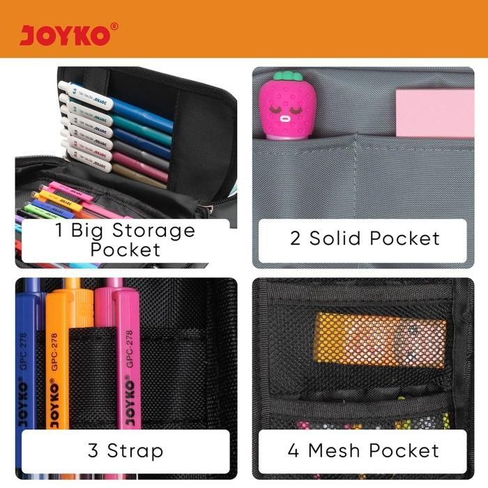 

Kotak Tempat Pensil Pencil Case Joyko Pc-5008