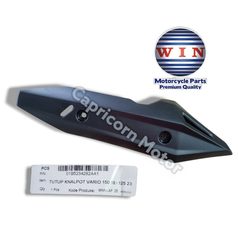 TUTUP COVER KNALPOT VARIO 150 NEW 2018 VARIO TECHNO 2023 WIN