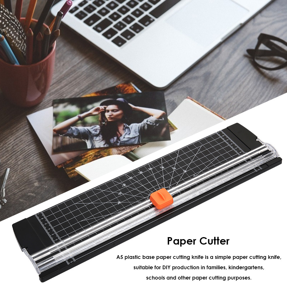 

A4/A5 Paper Cutting Guillotine Paper Cutter with Pull-out Ruler for Photo Trimmers Scrapbook