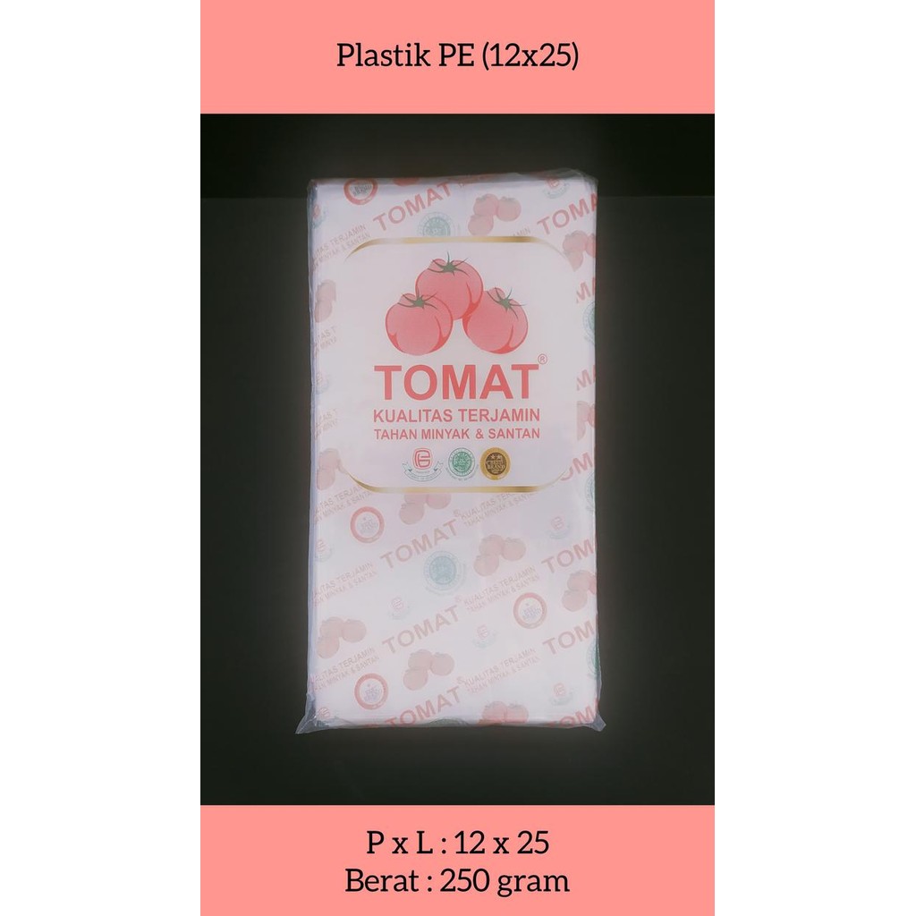 Plastik PE Tomat (12 x 25) Kode 391