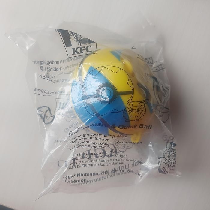 pokemon kfc pokeball togedemaru & quick ball