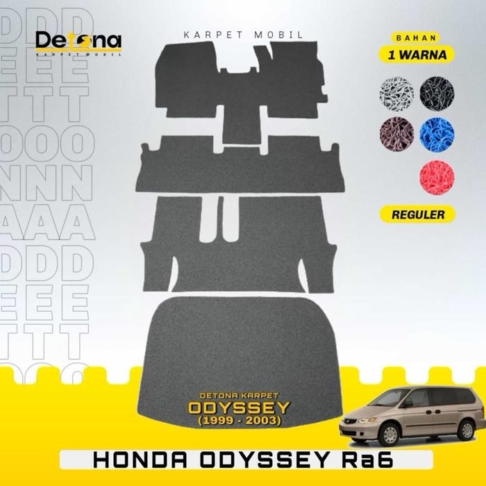 Karpet Mobil Honda Odyssey Ra6 1999-2003 / Karpet Mie Honda Odyssey Ra6 1999-2003