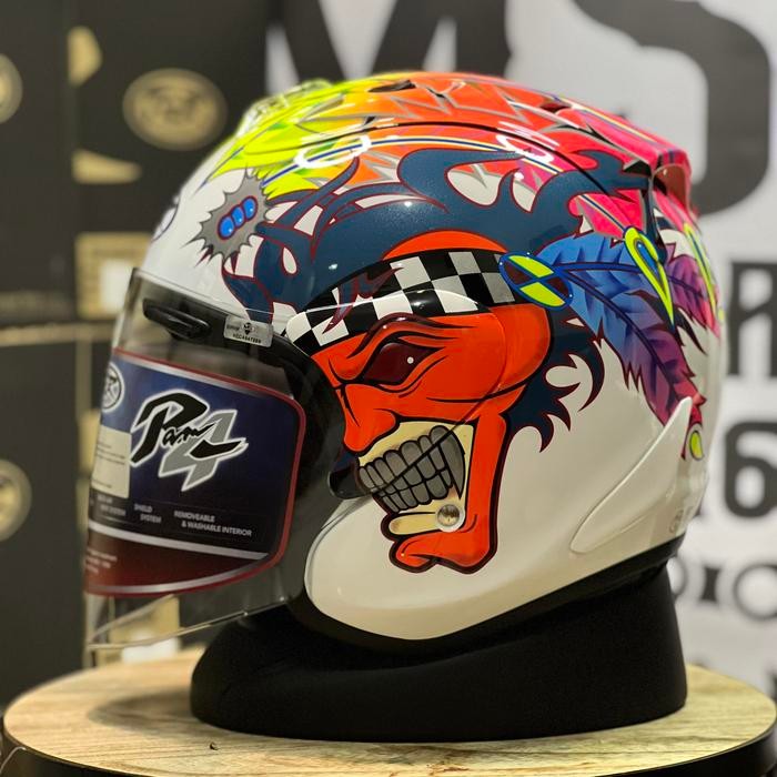 Helm TSR RAM4 Motif ScootRussel White