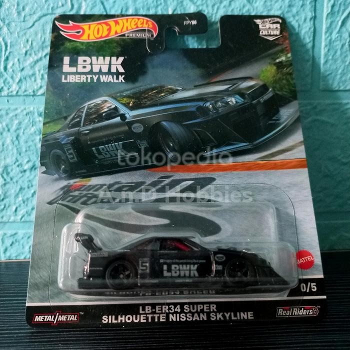 Hotwheels mountain drifters LB Skyline ER34 Super Shilouete