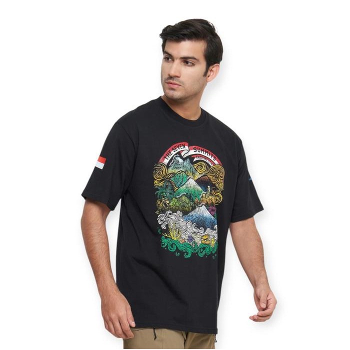 Kaos Gunung 7 Seven Summit Indonesia Lengan Panjang Makadam Adventure
