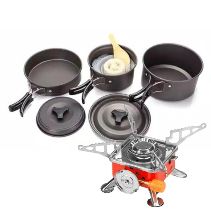 Paket Alat Ing Ds300 Kompor Kotak - Alat Hiking Nesting Ds-300