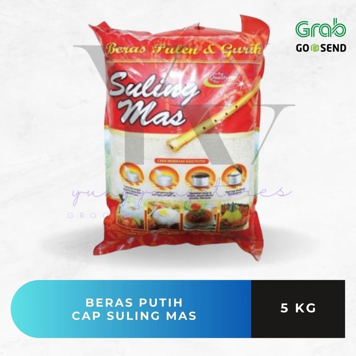 

Beras Putih Premium Pulen Cap Suling Mas Karawang 5 kg