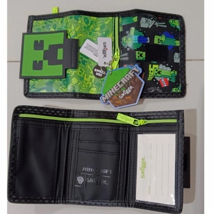 Smiggle Dompet Minecraft/ Minecraft Wallet/Kado/Ori