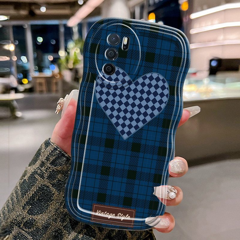 Casing Hp Untuk OPPO A16 A16s A16K A16E A54s Case Casing Diamond Kasing HP Kesing gelombang Cesing S