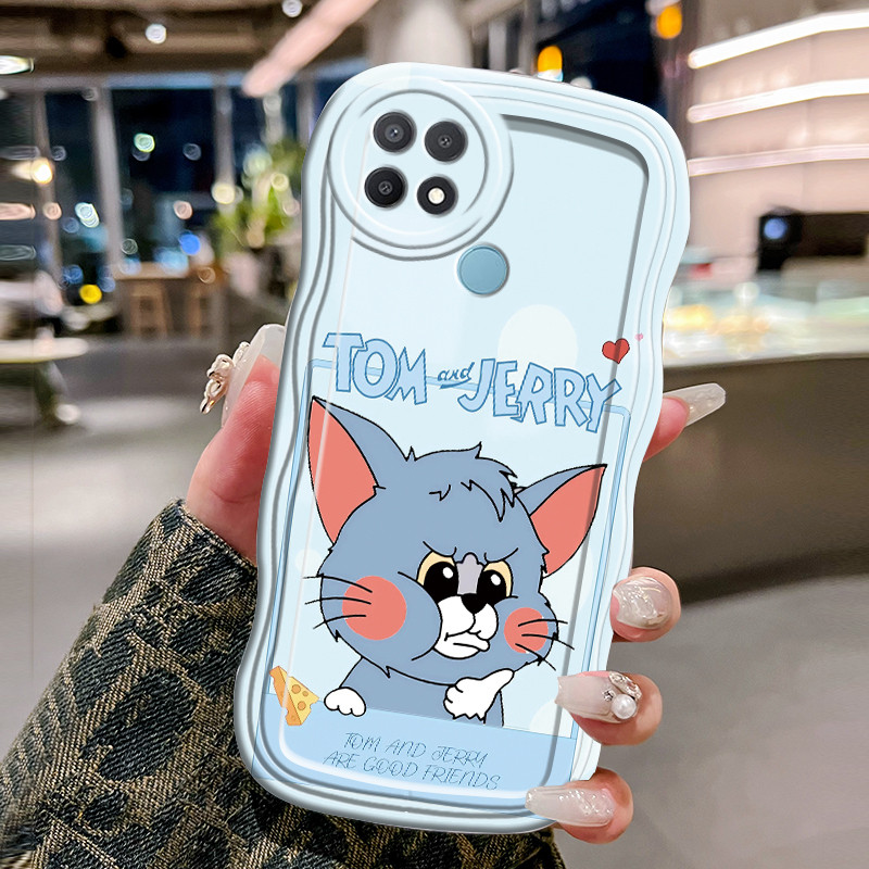 Casing Hp Untuk OPPO A15 A15s A35 Case Casing Tikus HP Kesing gelombang Cesing Silikon Softcase