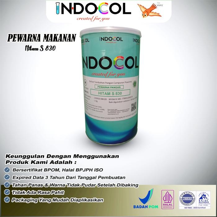 

Pewarna Makanan INDOCOL HITAM S830 (BLACK)
