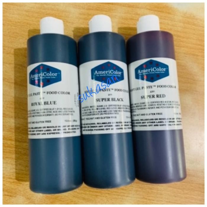 

Americolor 13.5 oz Super black / icing color Big bottle