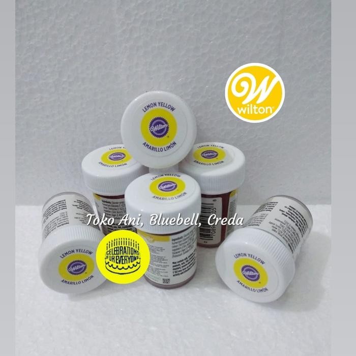 

Wilton Icing Color Lemon Yellow , Botol 1 Oz