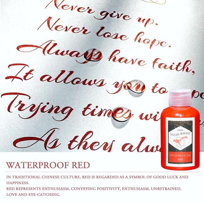 

Banmi Ocean Whale Waterproof Nanopigment Permanent Ink Bottle