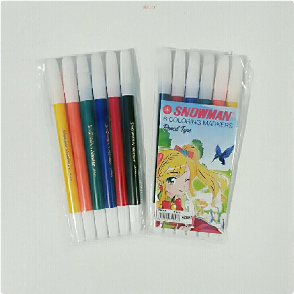 

Spidol Snowman 6 Warna