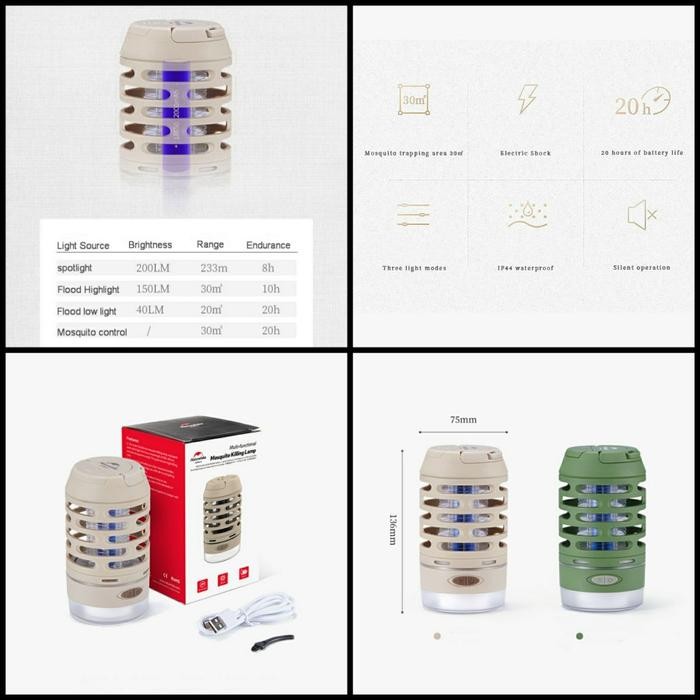 Perangkap Nyamuk Naturehike Nh22Zm005 Lampu Lentera Multifungsi