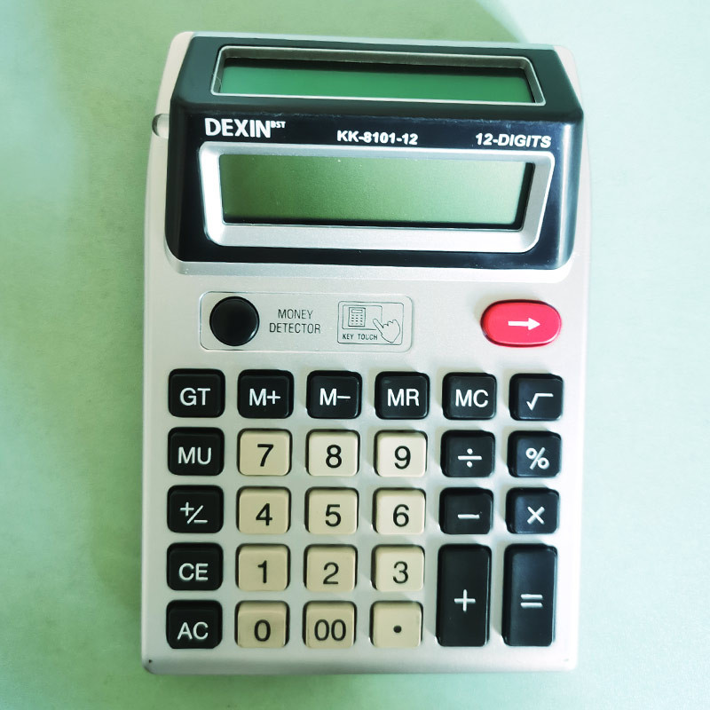 

Luxmoc 12 Bit Dual Display Screen Calculator Financial Accounting Business Office Dedicated Desktop