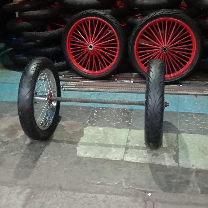 roda gerobak ruji motor 14in (o)