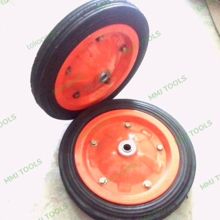 Roda gerobak pasir ban MATI - Roda gerobak pasir ban buntu/tanpa angin