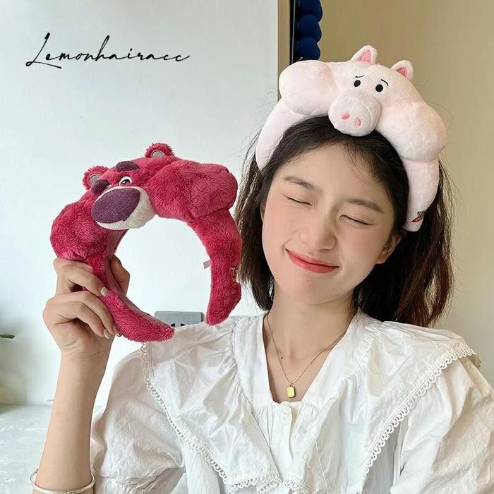 Bando Headband Lotso Hamm Babi Toy Story Karakter Disney.
