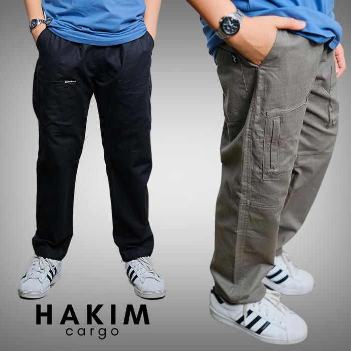 SALE CELANA CARGO ANAK LAKI LAKI PRIA REMAJA DEWASA HAKIM Katun Formal Panjang Hitam