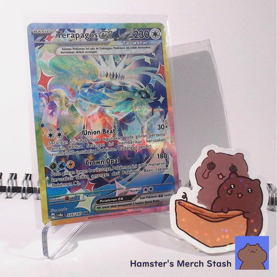 Kartu Pokemon TCG Indonesia Terapagos ex SAR Festival Terastal
