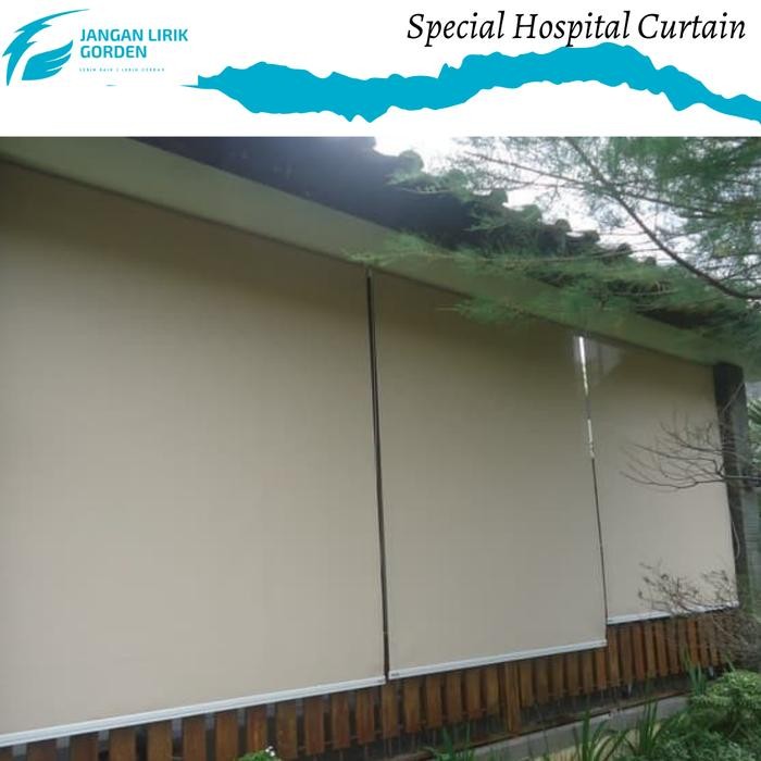 Model tirai outdoor penghalang panas dan hujan