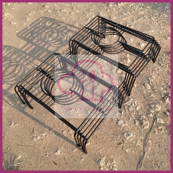 (Allthebest) Tungku kompor rinnai kompor gas 1 &amp; 2 tungku / rangka besi tangkringan kompor rinai