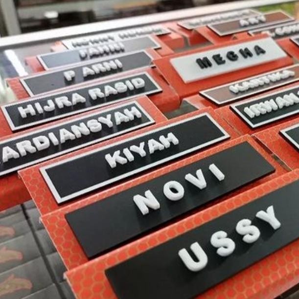 

READY Name Tag PDH Papan Nama dada PDH Timbul 3d exclusive NEW