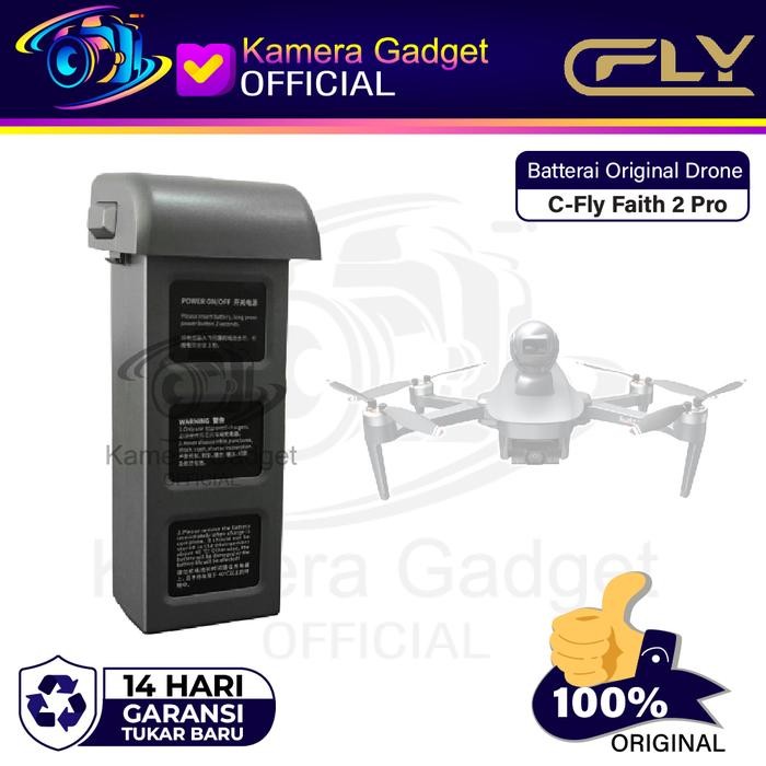 Ready C-Fly Faith 2 Pro Original Drone Battery / Baterai / Batre C Fly Terbaru
